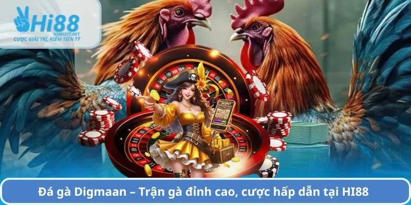 Đá gà Digmaan – Trận gà đỉnh cao, cược hấp dẫn tại HI88