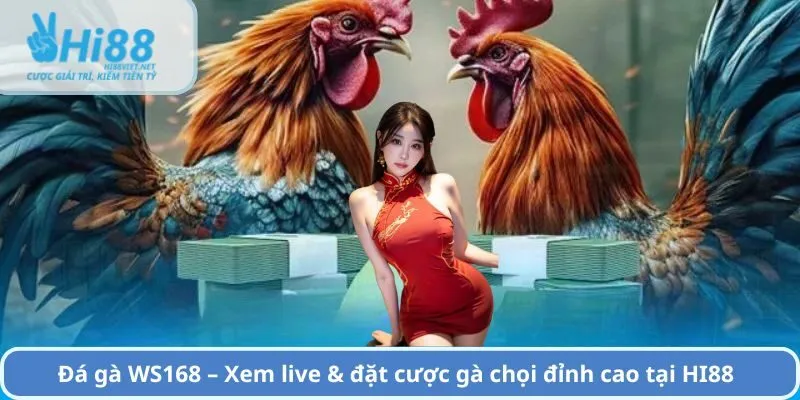 Đá gà WS168 – Xem live & đặt cược gà chọi đỉnh cao tại HI88